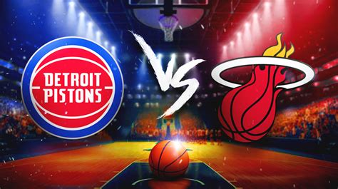NBA Vegas Odds for Pistons vs Heat, Prediction & Pick .